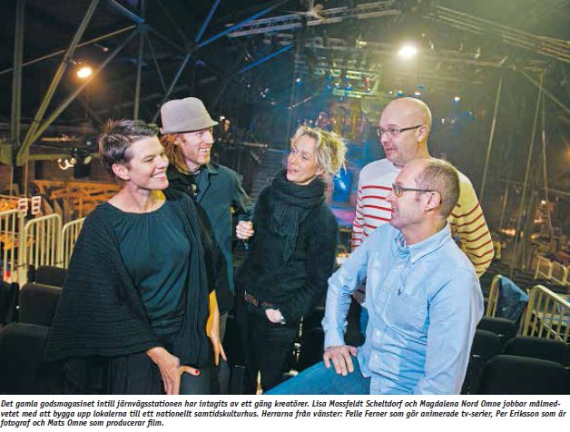 Gamla godsmagasinet blev kreativt centrum