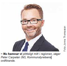 Hallå där Peter Carpelan (M) Kommunstyrelsens ordförande