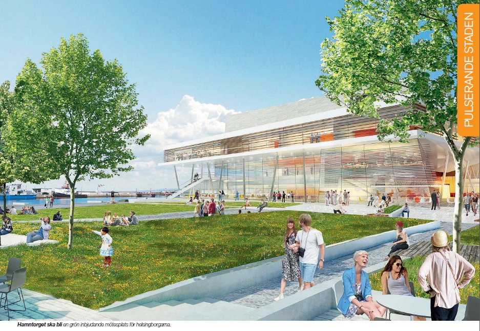 HAMNTORGET – en grön front mot havet