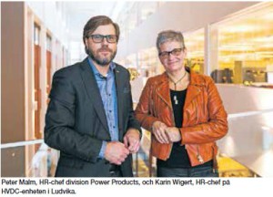 Peter Malm Karin Wigert HR-chef