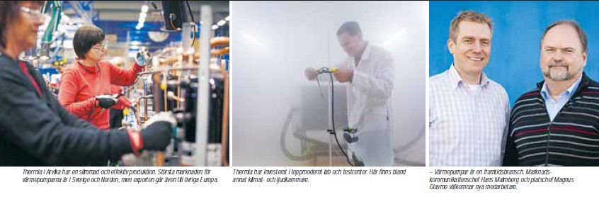 Gör karriär inom internationell teknikutveckling hos Thermia