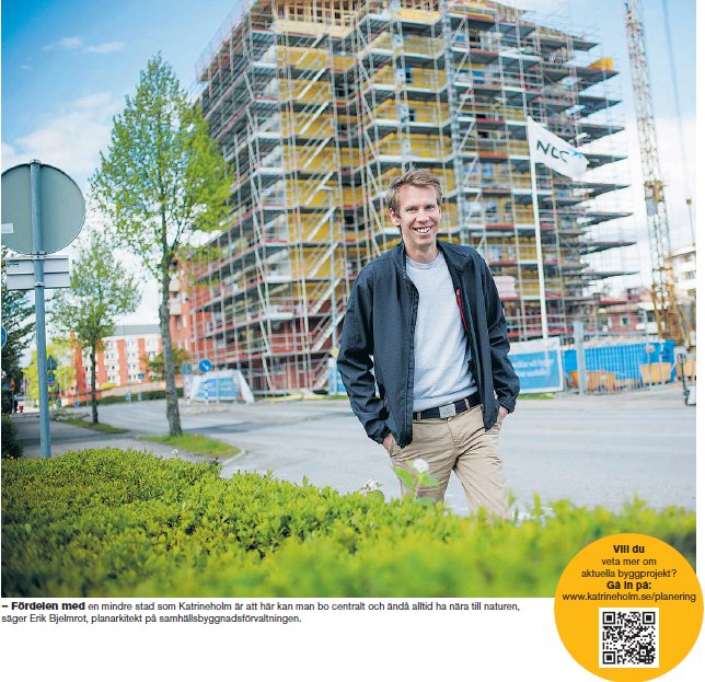 Allt fler väljer att bosätta sig i Katrineholm Stort tryck på nya bostäder