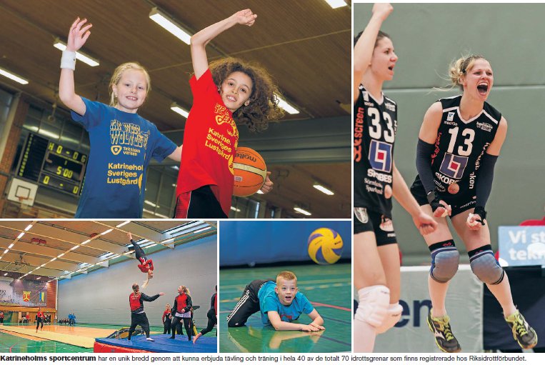 Unikt sportcentrum- toppklass i Sverige