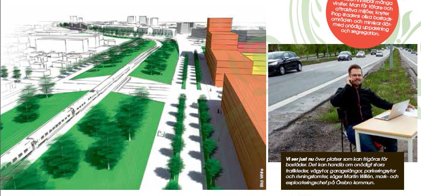 Minska rum för trafik – till förmån för bostäder