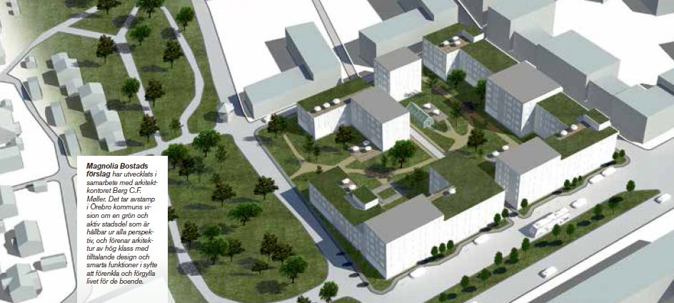 Magnolia Bostad tar plats på Södra Ladugårdsängen