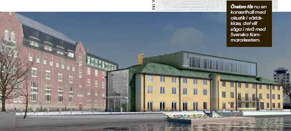 Konserthus med högt i tak Nu med fler sittplatser, ny foajé och akustik i världsklass