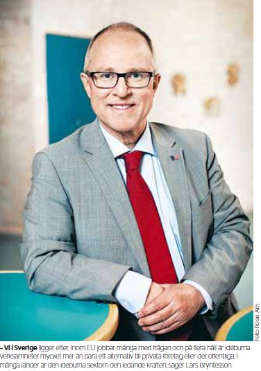 ”Den idéburna sektorn är viktig för välfärden”