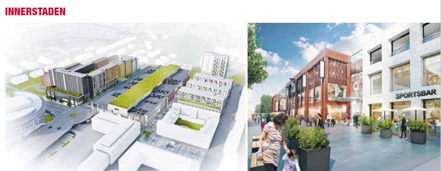 Mölndals innerstad Nu är det fullt ös framåt