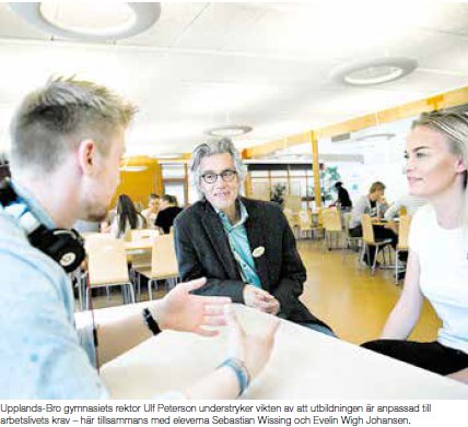 ATTRAKTIVT GYMNASIUM i samarbete med näringslivet