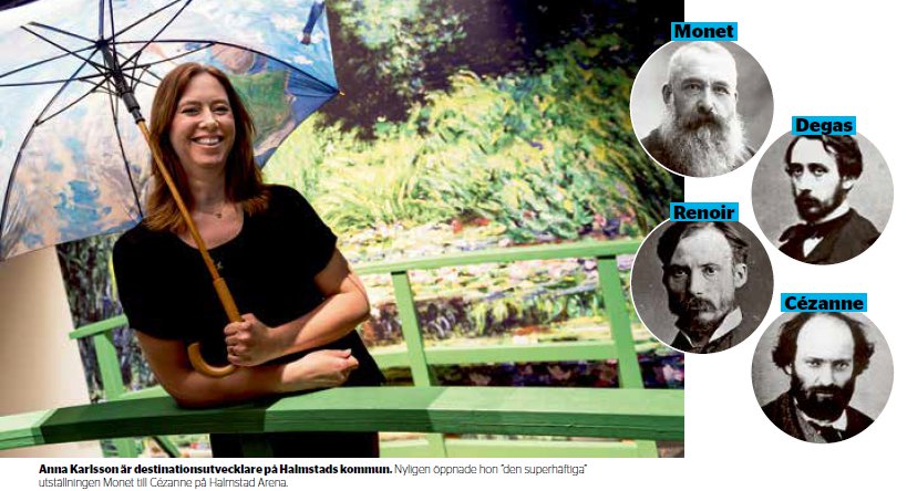 Vandra in i impressionisternas värld i sommar