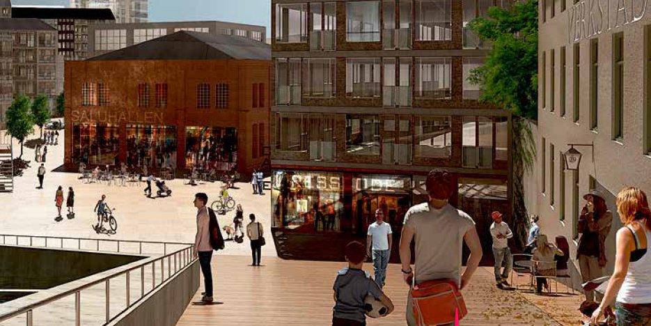 Ny stadsdel med unikt innehåll