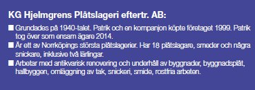 KG Hjelmgrens plåtslageri AB