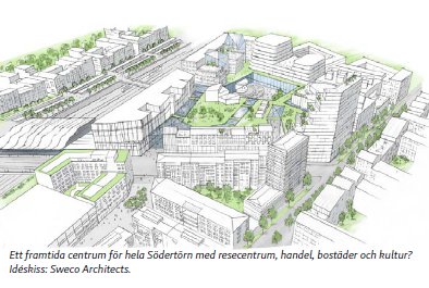 Flemingsberg – framtidens Resecentrum för Södertörn