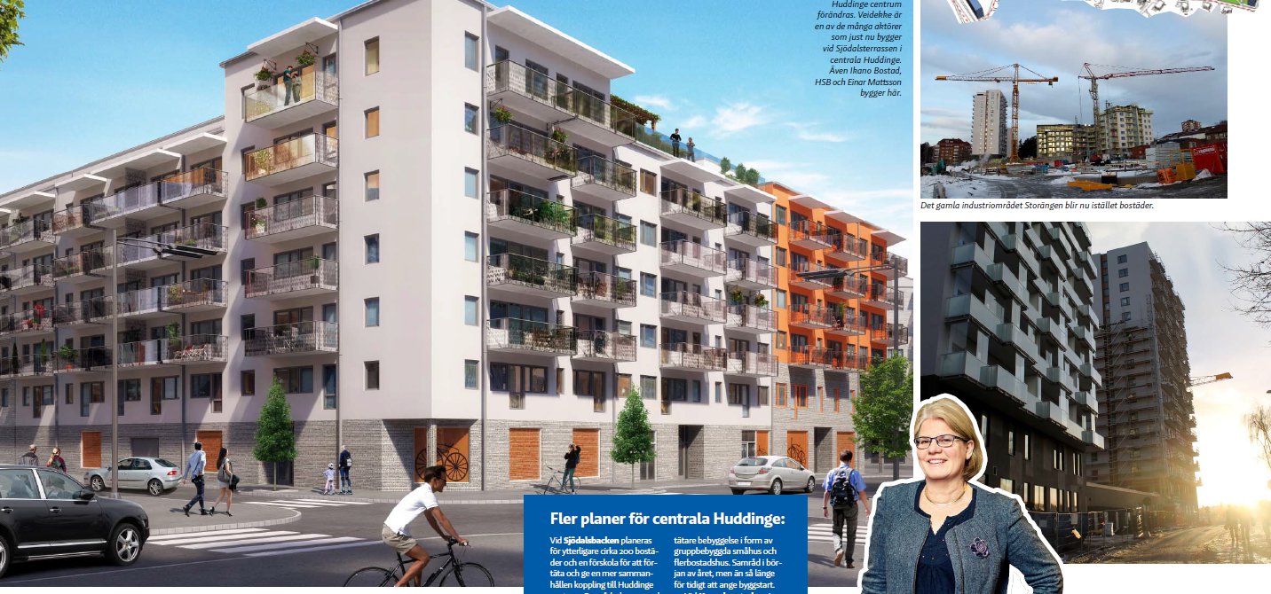 Centrala Huddinge – en växande stadsmiljö i förvandling