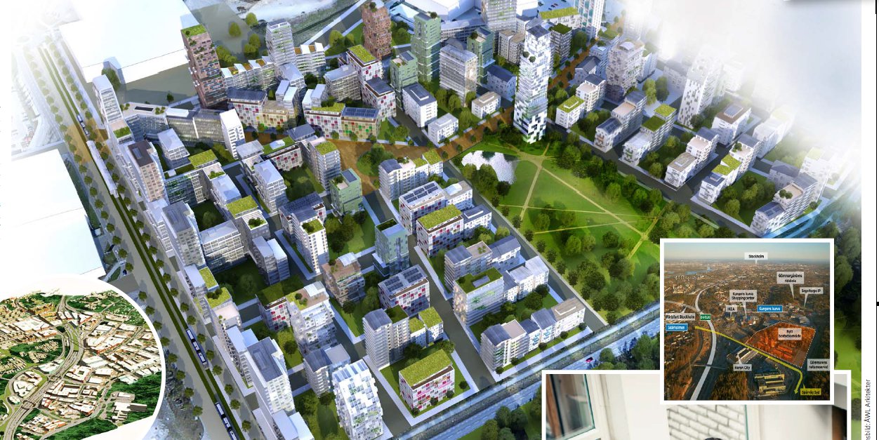Bostäder gör Kungens kurva till ny levande stadsdel