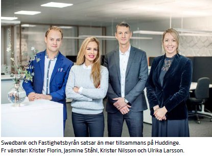 När Huddinge växer, växer också vi