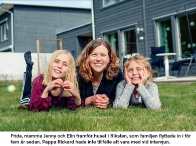 ”Barnens stad” ligger i Riksten – dit flyttade familjen Eckerud