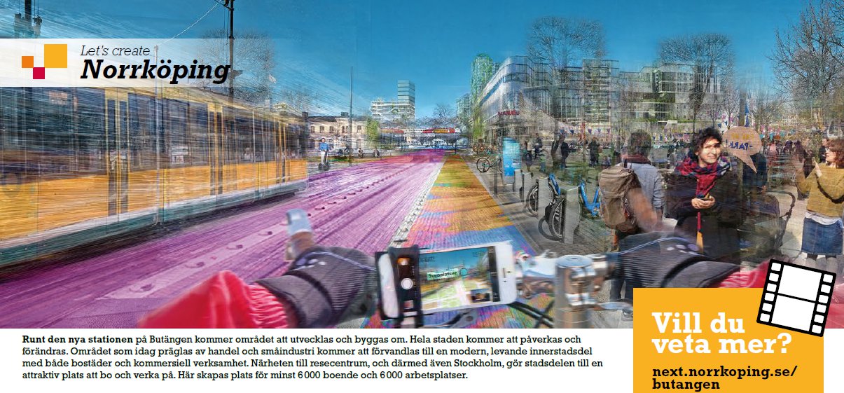 Dubbla spår – 4,5 mil genom Norrköping – Nu är planeringen i gång med full fart