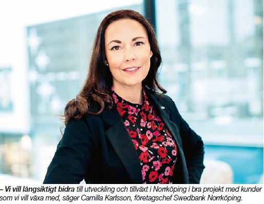 ”VI ÄR EN STARK AFFÄRSBANK MED STORT SAMHÄLLSENGAGEMANG”