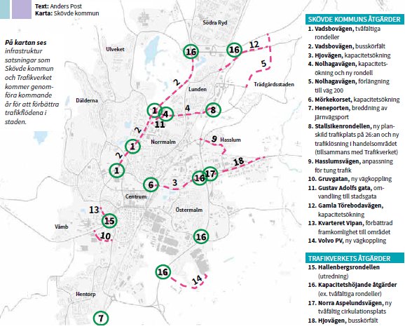 Minskade bilköer och fler färdsätt i fokus