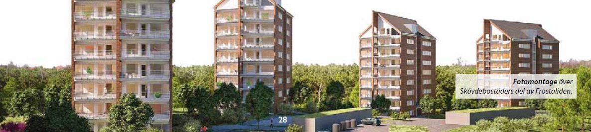 Frostaliden blir Sveriges största bostadsområde där höga hus byggs med trästomme