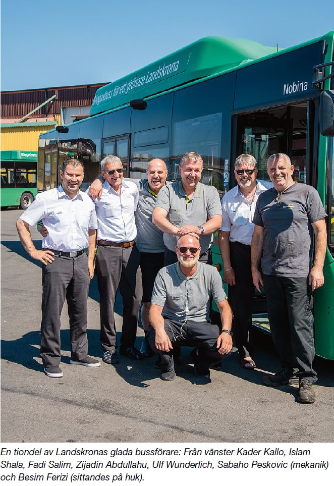 SNART BLIR DET ENBART ELBUSSAR I LANDSKRONA