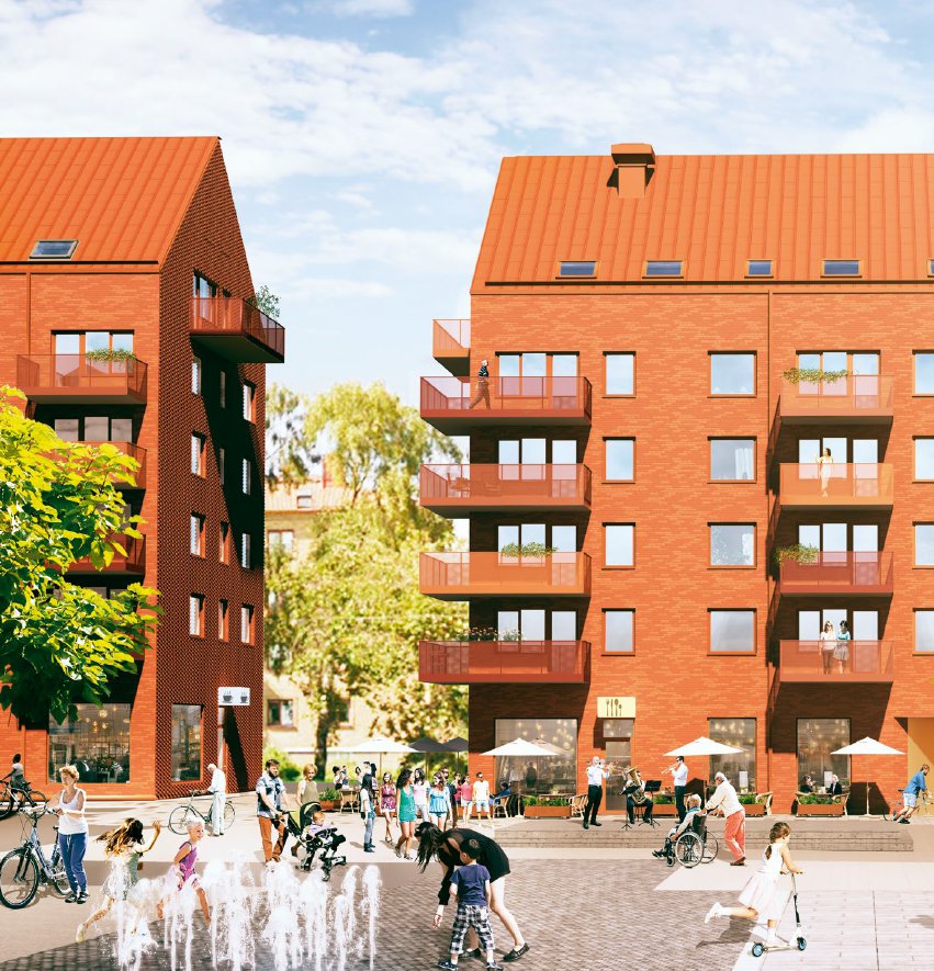 Mölndalsbostäder bygger Nytt gemensamt vardagsrum vid Bergmansgatan