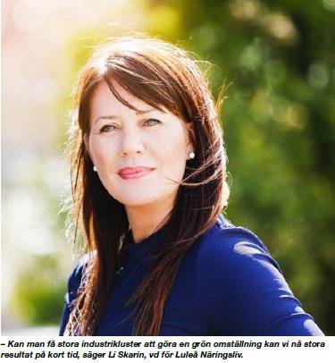 SMART INDUSTRI SNABBAR PÅ DEN GRÖNA OMSTÄLLNINGEN