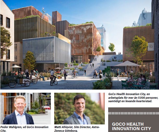 GoCo Health Innovation City Life science och hälsa i världsklass