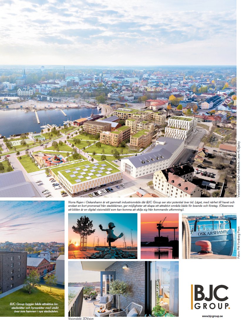 BJC Group utvecklar ny stadsdel i Norra inre hamnen