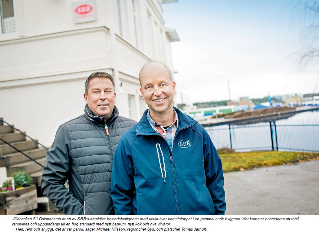 Samhällsbolaget SBB hjälper Oskarshamn att växa