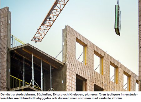 Västra staden – en ny del av innerstaden