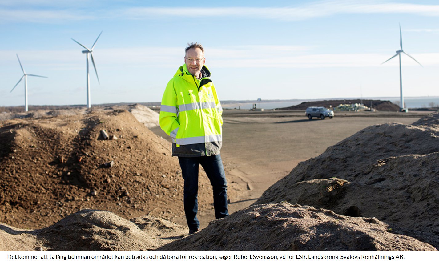 Från tipp till grönskande område