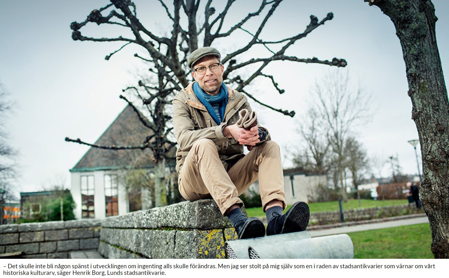 Han binder ihop framtid med forntid