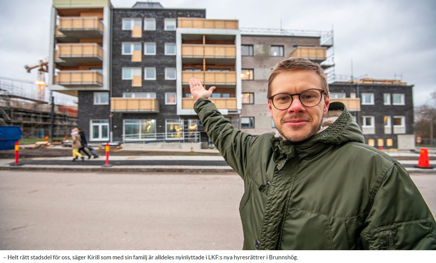 Nyinflyttad i Brunnshög: ”En fantastisk stadsdel”