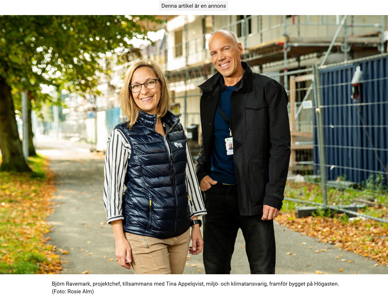 Helsingborgshem bygger klimatsmart på Högasten