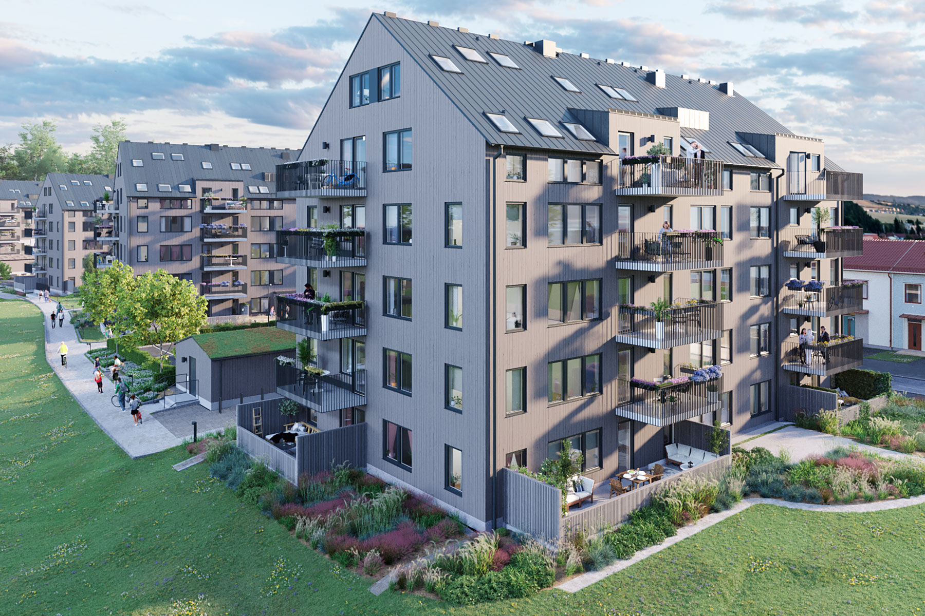 Gökegård i Öjersjö blir attraktivt bostadsområde med närcentrum