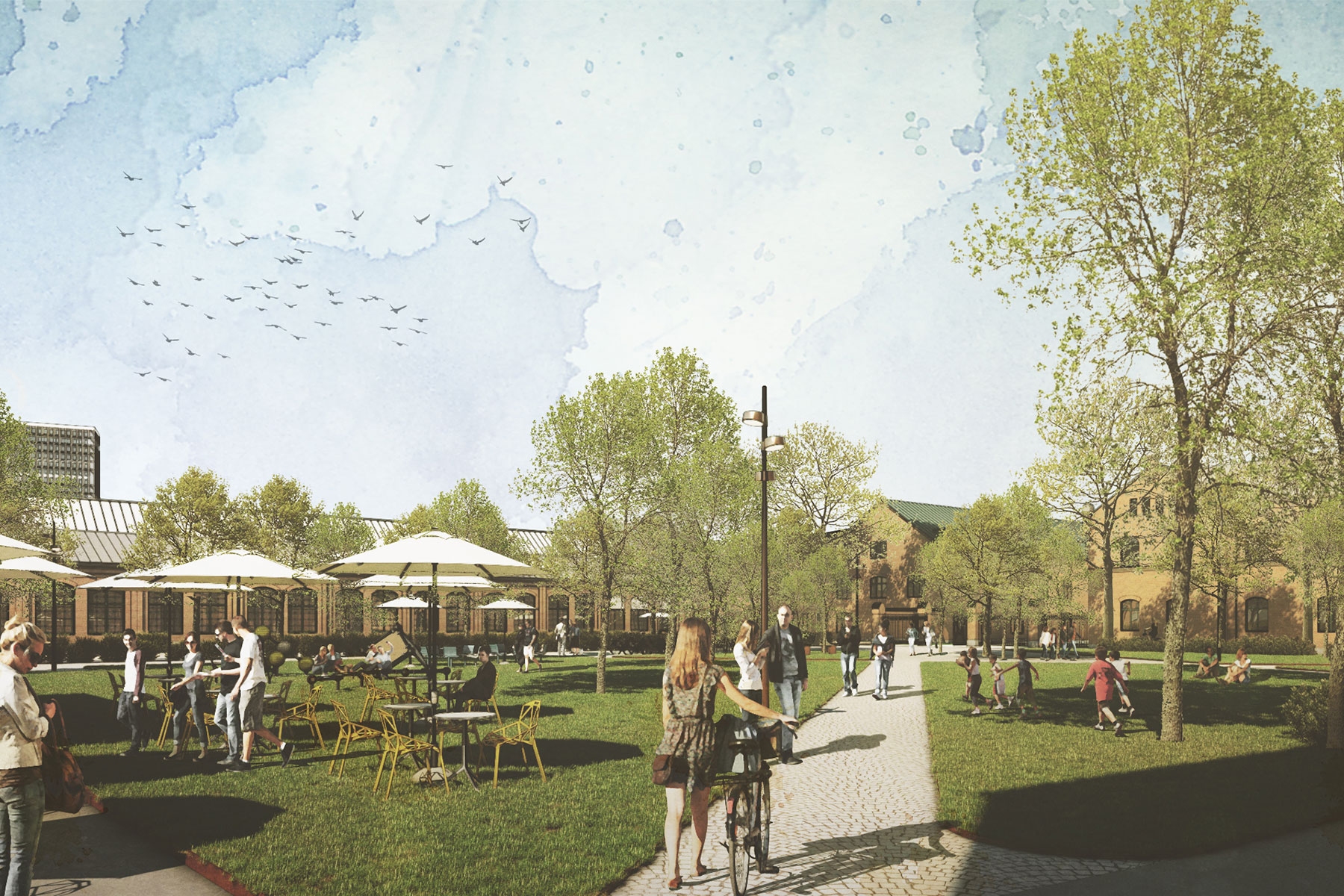 Från verkstäder till levande och hållbar blandstad