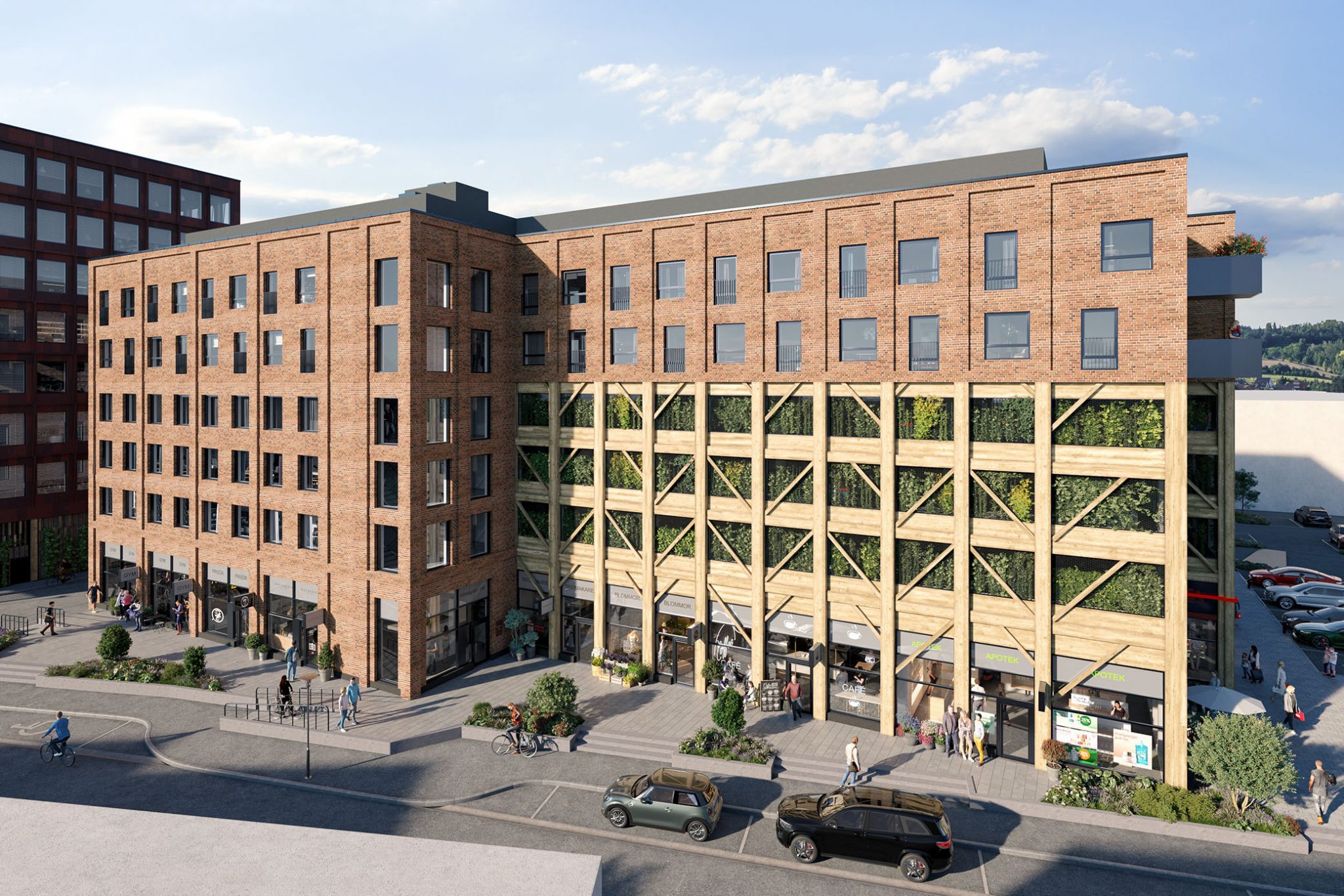Nu byggs nya porten till Mölndal
