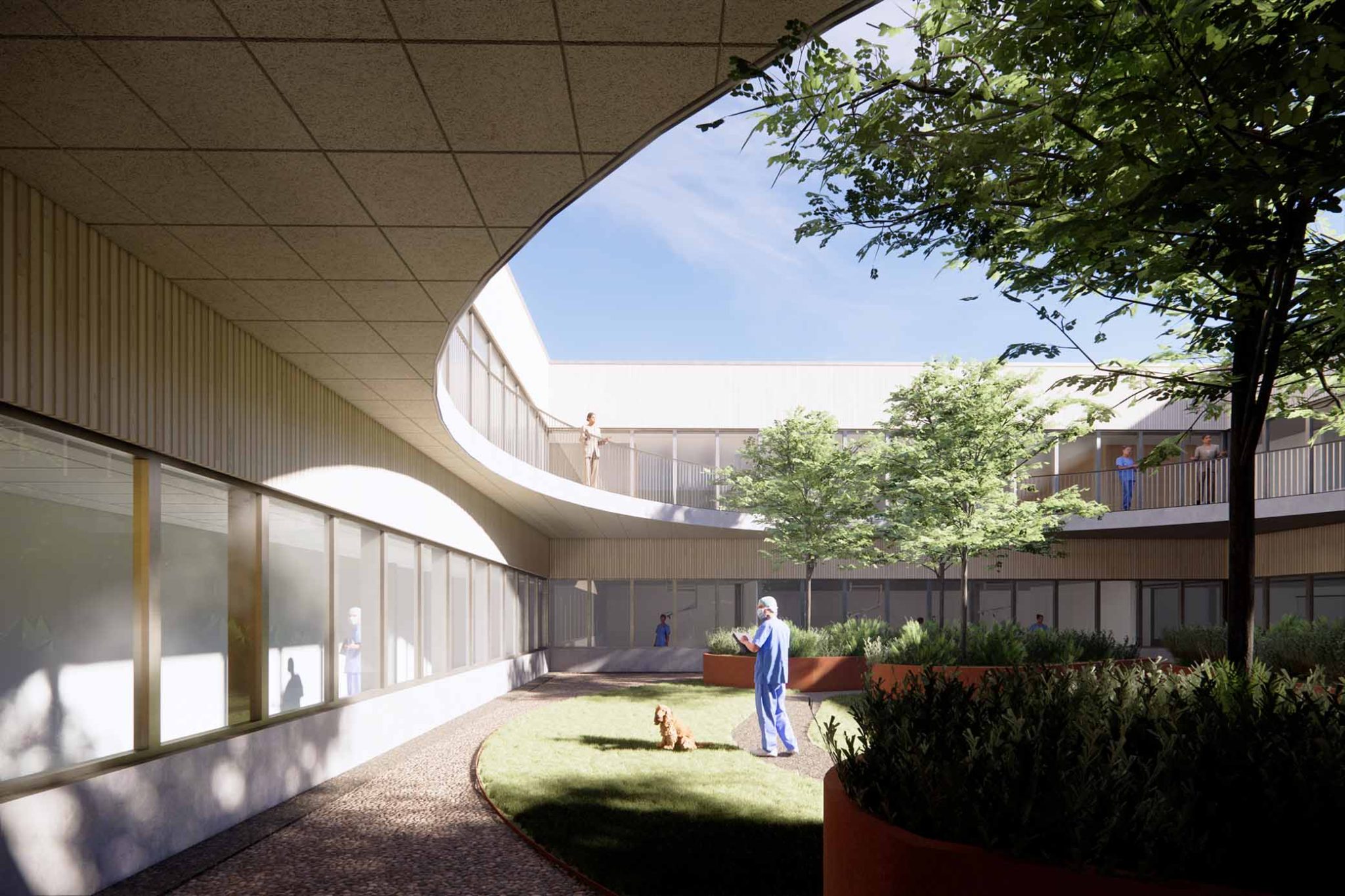 Sveriges största sjukhus för smådjur byggs just nu i Mölndal