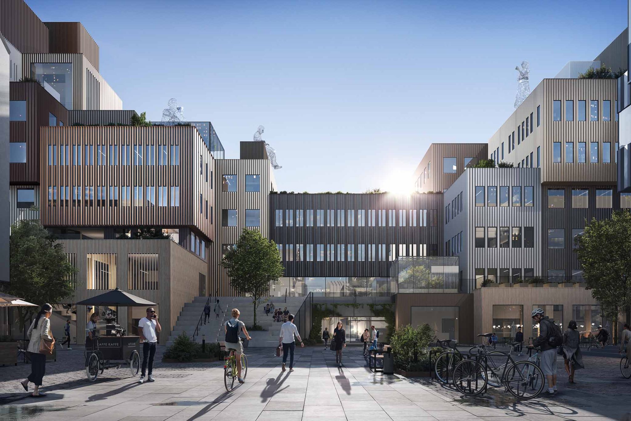 Stadsdelens hjärta är redo att tas i bruk