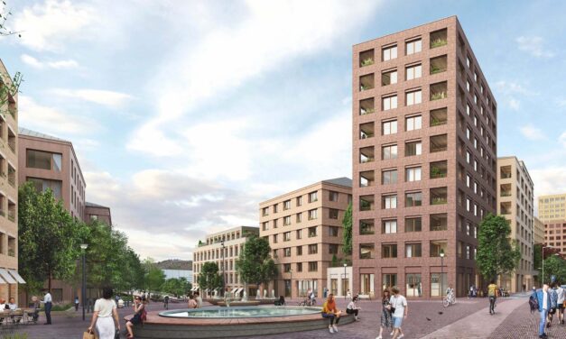 Nu planeras sista delen av Partille Port – Ett helt nytt stadsrum som öppnar upp mot Säveån