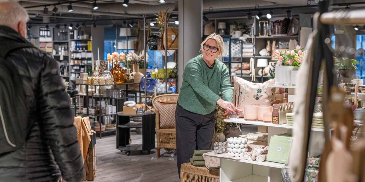 Handla lokalt i en personlig galleria ”som har allt”