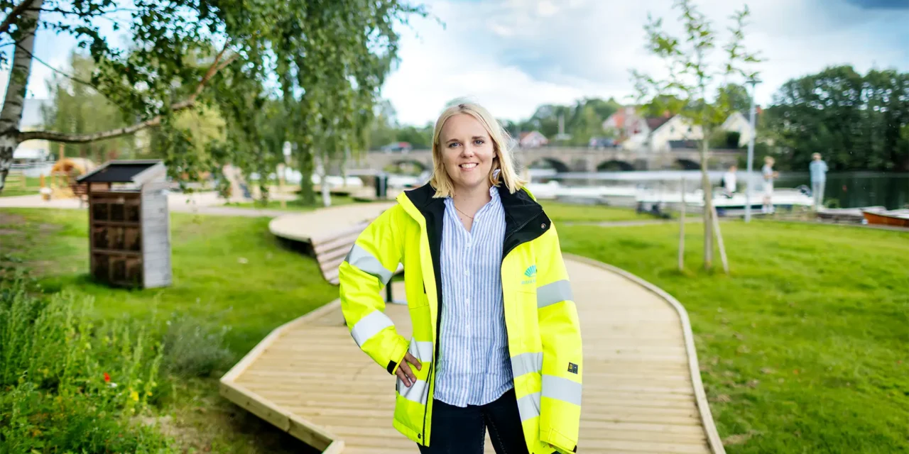 Från våt, otillgänglig gräsyta till välbesökt park