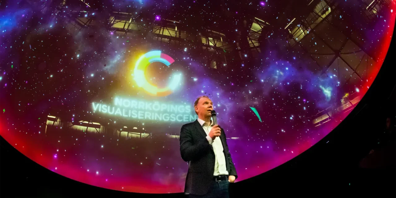 Världsunik visualisering med Anders vid rodret